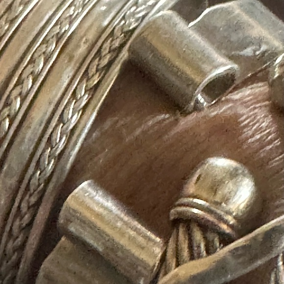 925 Sterling silver bracelet cuff unisex bra bracelet - Picture 5 of 5